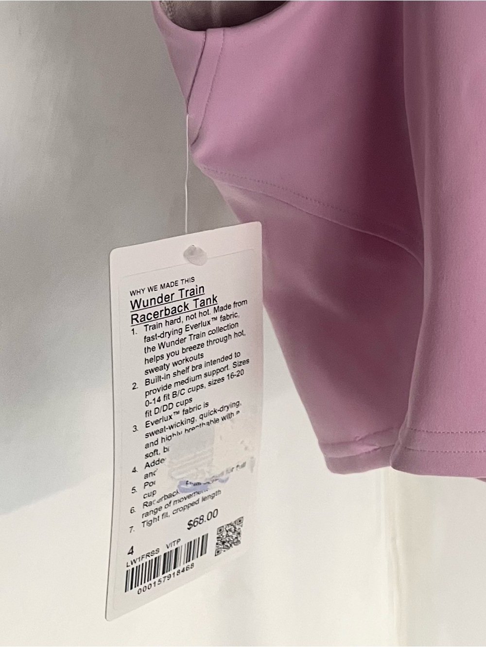 lululemon athletica Pink Scoop Neck Athletic Tank - Picture 4 of 5